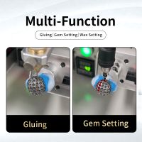8 Head Rhinestone Setting Machine Automatic Jewelry Stone Setting Equipment Factory Supply